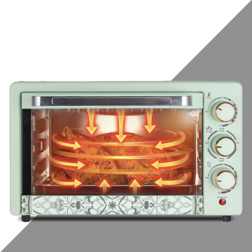 hot selling 22L timing multi purpose UK standard electrical oven baking oven smokeless forno tabletop oven