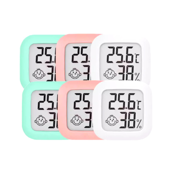 Mini Thermometer Hygrometer Smiley for Baby Room - SMY-0726