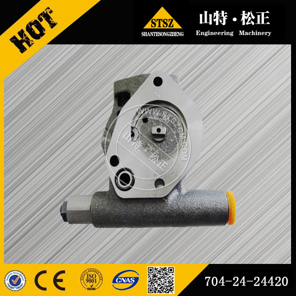Gear pump 704-24-24420 is applicable to excavator PC100-6 PC200-6 etc