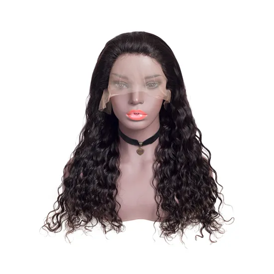 2021 hot wholesale cheap price 100% brazilian virgin human hair loose deep water wave black short wig machine made wig