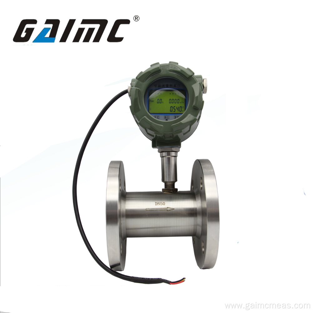 Screw connection methanol 4-20mA output flow meter