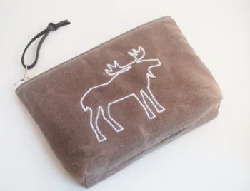 custom high quality printed zipper pouch