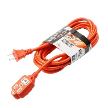 America-Type Extension Cord with 2 Outlets Power Socket