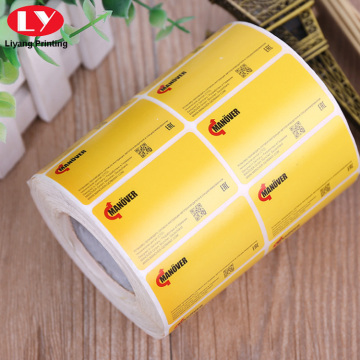 Custom Vinyl Sticker Label Printing PVC Stickers Roll