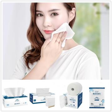 Cotton Disposable Face Towels Makeup Remover Wipes Non-Woven Facial Tissue Portable Washcloth Beauty Skin Care Paper