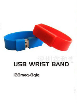 Stylish Silicone usb bracelet high quality