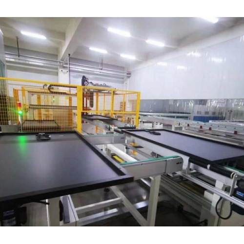 All Black Solar Panels in Europe Stock