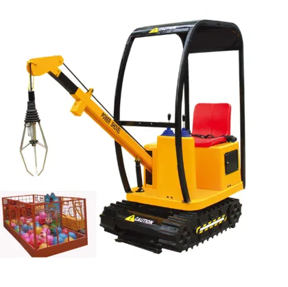 Indoor Children's Amusement: Coin Operated Excavator for Simulation Games