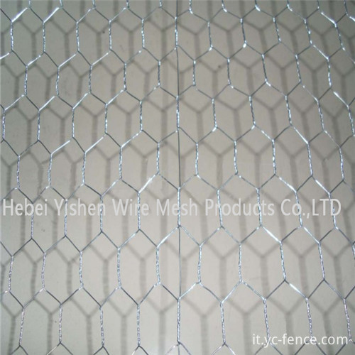 Hexagonal wire netting