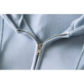 Women's casual zipper hoodie