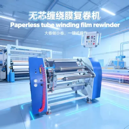 Efficient Paperless Film Winding And Rewinding System