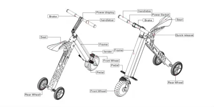 Hot sale foldable electric mobility scooters