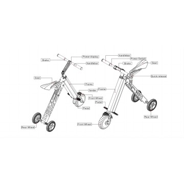 Hot sale foldable electric mobility scooters