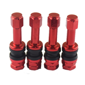 Aluminum alloy valve nozzles for automobile tires