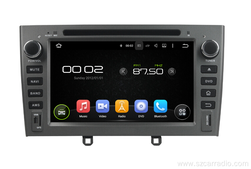 Car Multimedia Player For Peugeot PG 408 2007-2010