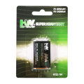 Batería de zinc-carbono HW 6F22 9V Chaqueta de PVC