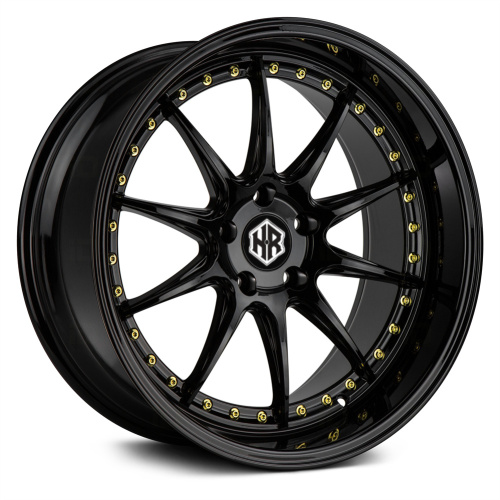 Racing Alloy Rims Black Aluminium Alloy rim custom car Wheels Factory