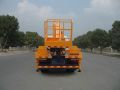 service cherry picker truck dipasang derek teleskopik