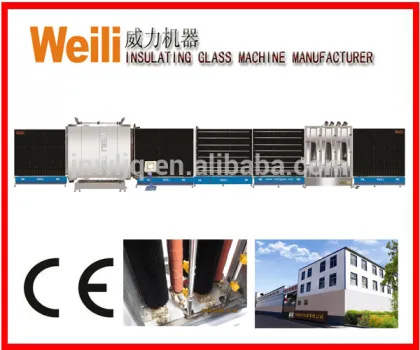 Automatic Vertical glass Double machine price Jinan WEILI