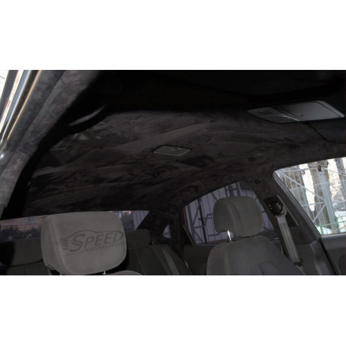 Adhesive Black Velvet Suede Fabric Car Interior Wrap