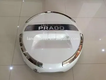 spare tyre cover for toyota prado 2010~2016 , high quality,pearl white spare tire cover for prado