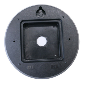 ABS 120MM Round Clock Mechanism Holder - Black Parts & Accessories