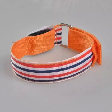 led light armband safety flashing sport night running adjustable length luminous led lighting armband