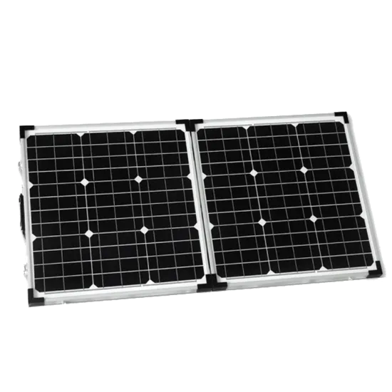 80W Monocrystalline Foldable Glass Solar Suitcase with Kickstand for 12V Batteries - RV & Camping Power