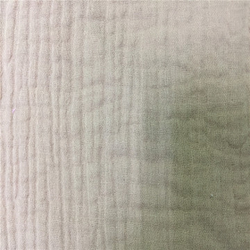 Solid Color 100% Cotton Baby Gauze Crinkle Fabric