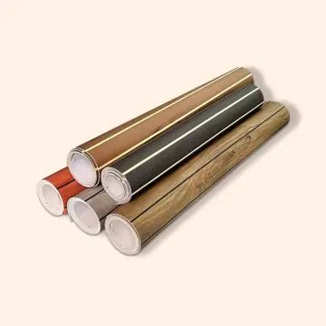 Fire-Resistant Roll Simple PVC RV/LVT/Glue Down/Sticker Flooring Wood Style Vinyl Plastic Tiles