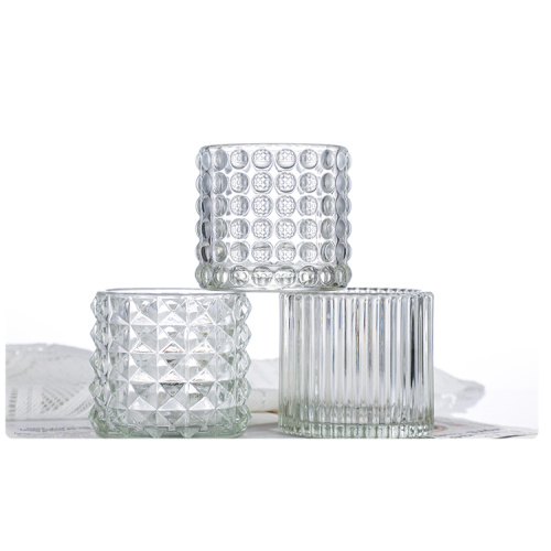 Se pueden personalizar varios estilos de tazas de velas de vidrio