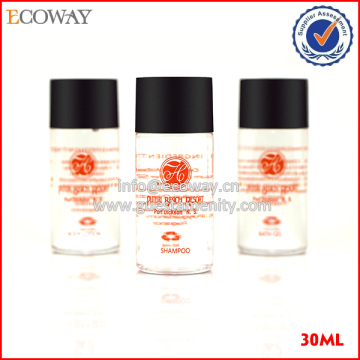Hotel shampoo shower gel conditioner bottle