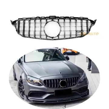 Panamericana AMG GT Style Black Front Bumper Grille for Mercedes-Benz C-Class (C63) 2014-2018