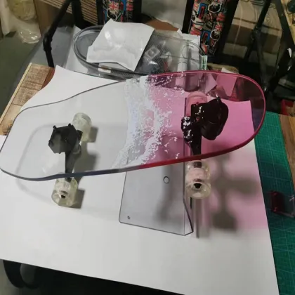Wholesale PCTG Transparent Skateboard for Kids: Beginner, Girl, Boy, and Teen Options