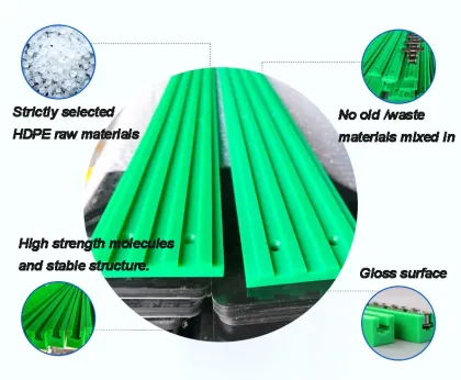 DIN ISO 606 UHMW PE Roller Chains Guide Rails CTS Type