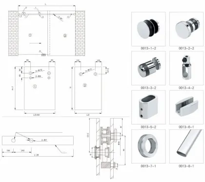 High quality shower partition
