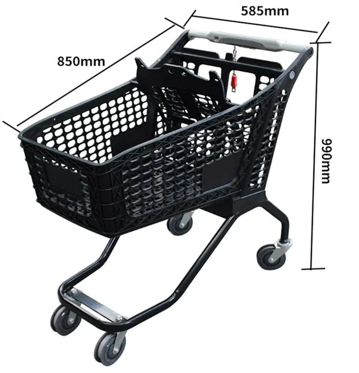Supermarket Plastic Trolley