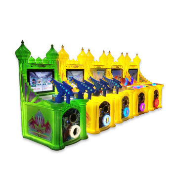 Threeplus Coin-Operated Lottery Ticket Arcade Button Machines for Game Centers