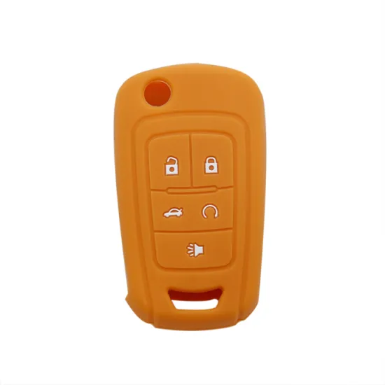 Leather car key cover Chevrolet 5 buttons