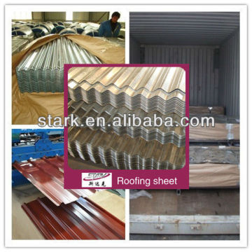 0.25mm galvanized corrugated roofing building steel sheet