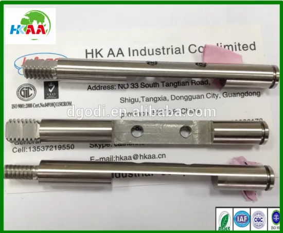 Stainless steel square pto shaft with splines