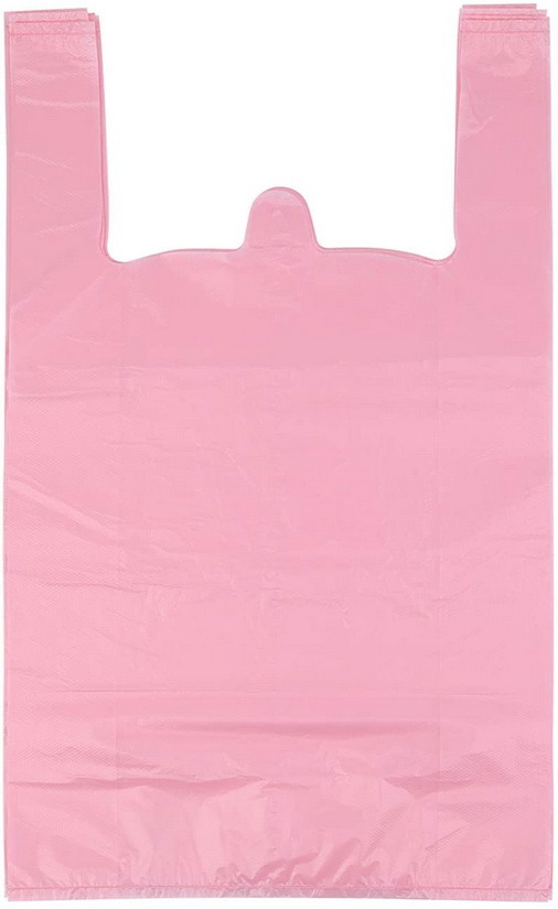 Thank You Big HDPE Film Grade Plastic Yellow Carrier Shopping Bags with Logo