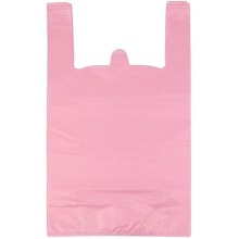 Thank You Big HDPE Film Grade Plastic Yellow Carrier Shopping Bags with Logo