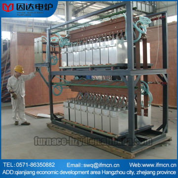 china medium frequency induction through heating furnace parts capacitor bank