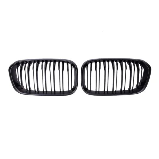 ABS Material Double Salt Matte Black Front Car Grille for F20 F21 (2015-2017)