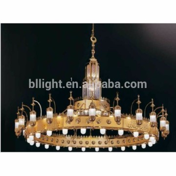 Luxury large hotel decorative crystal ceiling light fixtures