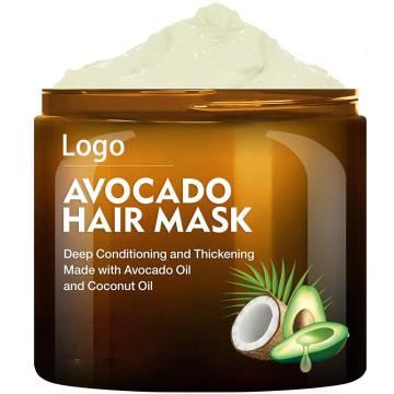 Avocado Coconut Oil Hair Mask For Dry Damaged