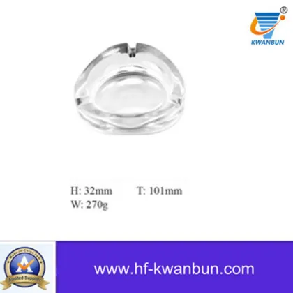 Green Apple Brand Small Printing Glass Ashtray