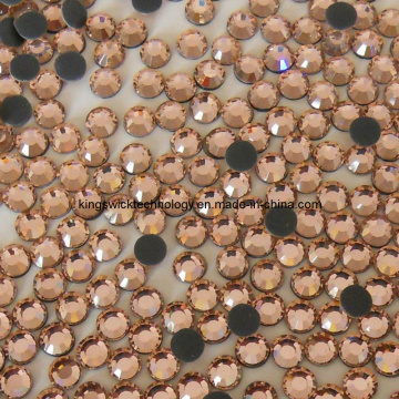 DMC Hotfix Flatback Rhinestone Ss10 Peach