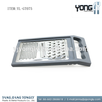stainless steel vegetable cheese grater with sharp blade in 3 ways